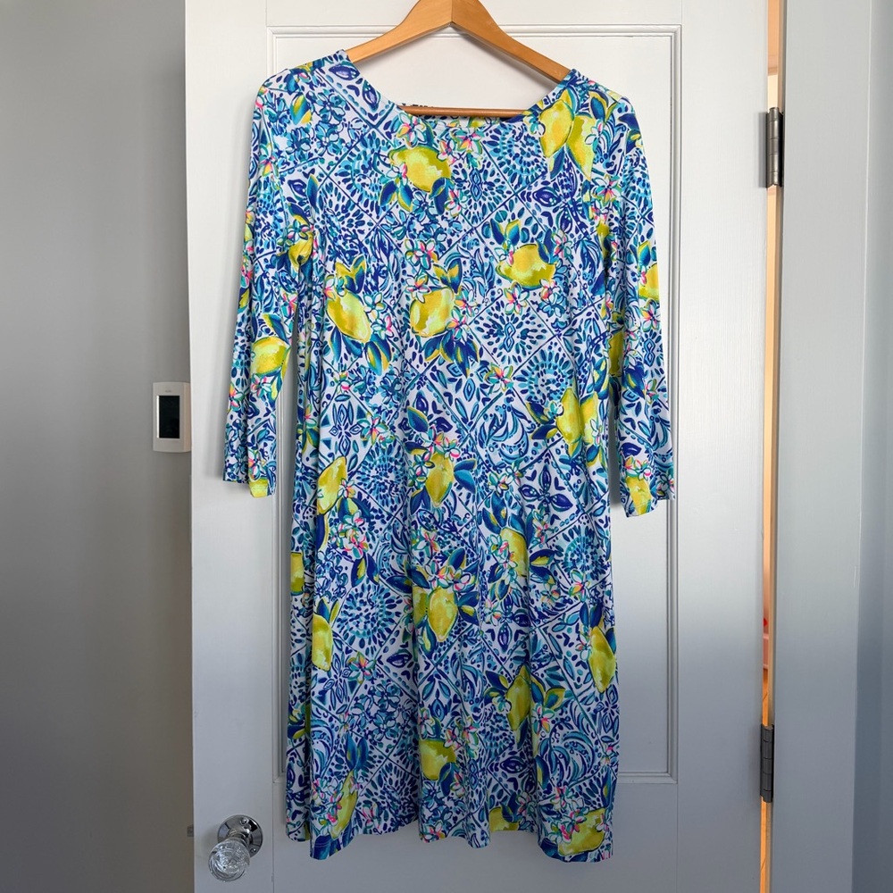 Lilly Pulitzer Ophelia Swing Dress, Zest for Life, size M - Picture 3 of 4